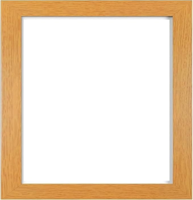 Cornice Moderna 40x40 Cm MDF - Quercia Bianca/Nera Con Plexiglass - Cornice Per Poster E Foto Da Parete - 4