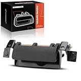 A-Premium Rear Door Trunk Handle Compatible with 1998-2003 Toyota Sienna, 2001-2007 Toyota Sequoia - Tailgate Door Handle Latch Assembly - Metal, Black - Replace# 69090-08010