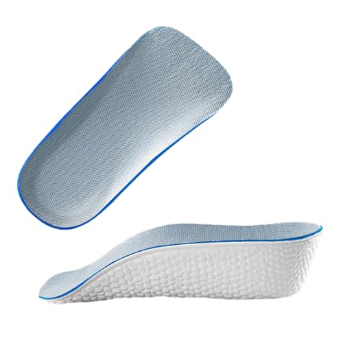 Elevador de zapatos ortopédicos para aumentar la altura de las alturas, 1 par de almohadillas para los pies transpirables sin olores, invisibles, cómodas, con arco de 3,5 cm