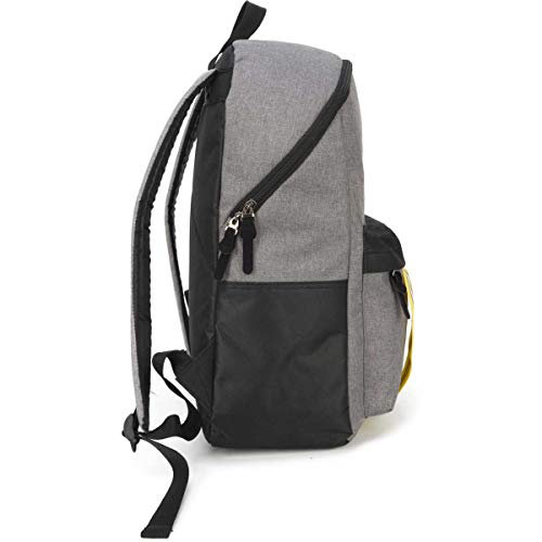Mochila Escolar Harry Potter Grande 3bolsos Cinza, Luxcel, MS45839HP-0900, Cinza