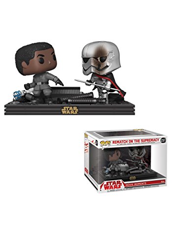 Funko POP! Bobble 2-Pack: Star Wars: Movie Moments: The Last Jedi Duel - Finn - Star Wars Episode 8 - Figura de Vinilo Coleccionable - Idea de Regalo- Mercancia Oficial - Movies Fans
