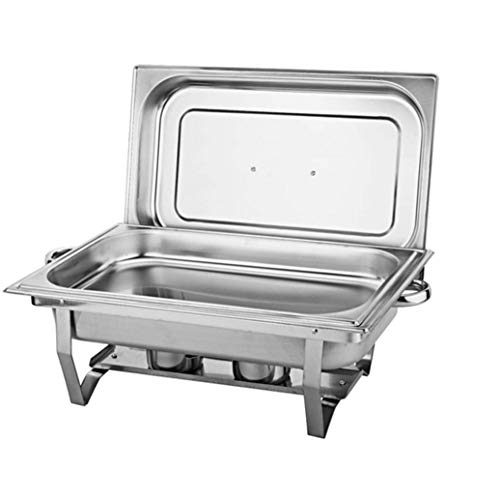 HSBAIS Speisenwärmer Buffetwärmer, 9 Quart Full Size Wärmebehälter Rechteckig Edelstahl Chafing Dish mit Deckel für…