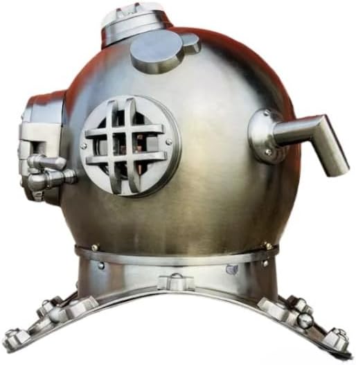 Nautical Scuba Diving Helmet -U.S Navy Mark V deep sea Divers Home Decor Helmet., Grey
