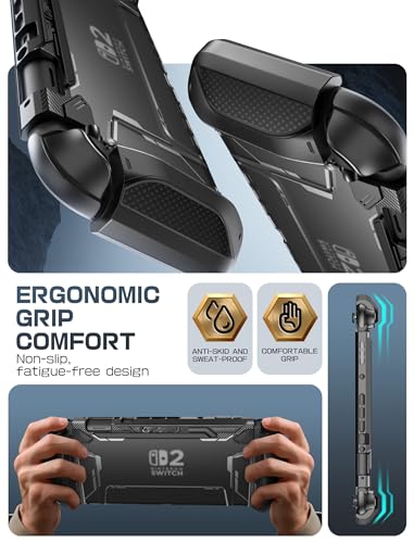 image for Mumba Dockable Case for Nintendo Switch 2 2025, [Blade Series] TPU Gri