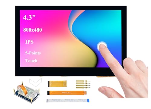 UEEKKOO DSI LCD Touchscreen (4.3″, 800x480px).