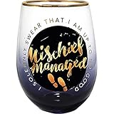 Spoontiques Mischief Managed Stemless Glass