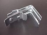 Amazing Drapery Hardware 3 Qty: Vertical Blind L Brackets with Clips- All Steel