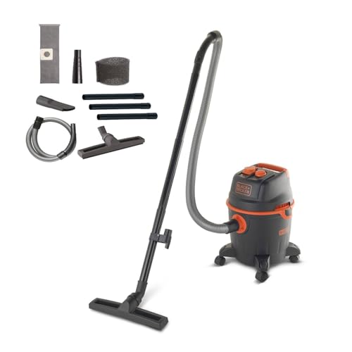 BLACK+DECKER Aspiratore Solidi e Liquidi BXVC20PTE con Presa Elettroutensili (1200 W, 20 l)