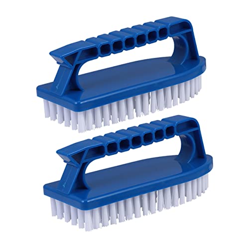 BESPORTBLE Swimming Pool Cleaning Brush Set 2-Pack Scrub Brush for Tile Shower Sink Floor and Outdoor Cleaning