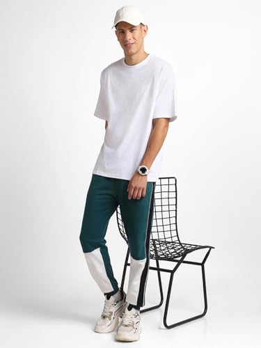 Image of NOBERO Men's Cotton Graphic Print Oversized Fit T-Shirt
