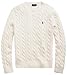 Produktbild POLO RALPH LAUREN Herren-Pullover mit ikonischem Zopfmuster, Baumwolle, Ralph Lauren Creme, XL