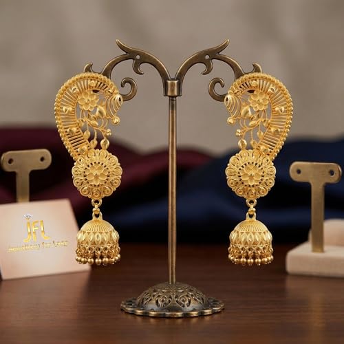 Image of JFL - Jewellery for Less Gold Plated Copper Earrings For Women
