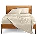 Bare Home Premium 1800 Ultra-Soft Microfiber Collection Sheet Set - Double Brushed - Hypoallergenic - Wrinkle Resistant - Deep Pocket (King, Sand)