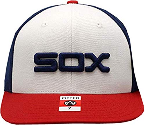 Chicago White Sox Fitted Hat 1983 Cooperstown Collection Retro (7 3/4)