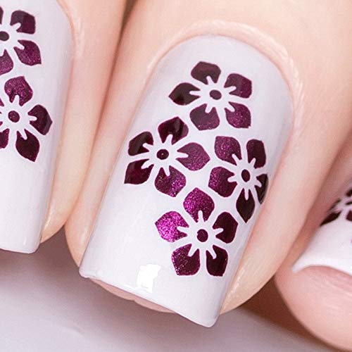 Whats Up Nails - Stencil in vinile per nail art (2...