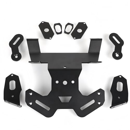 Support de plaque CB250R réglable en aluminium rigide moto
