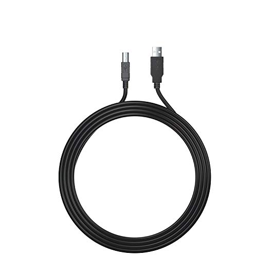 6Ft Long Usb-2.0 Cable Type-A To Type-B High Speed Cord For Audio Interface, Midi Keyboard, Usb Microphone, Mixer, Speaker, Monitor, Instrument, Strobe Light System Laptop Mac Pc Type A To Type B #TOP2