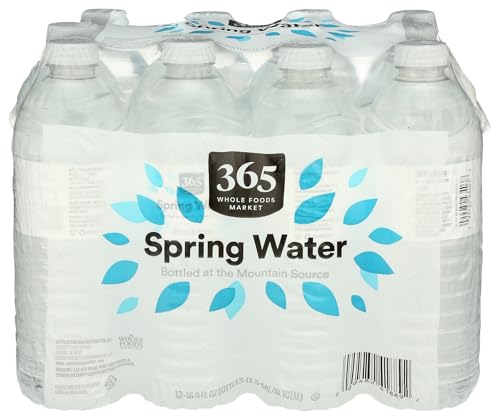365 by Whole Foods Market, Spring Water Multi Pack 12 Pack, 16.9 Fl Oz
