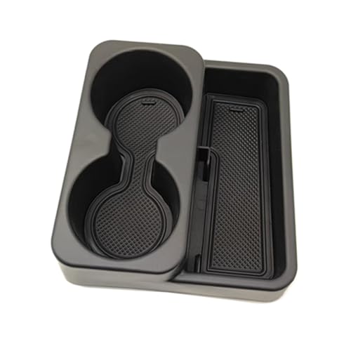 Rangement console de vitesse avec tapis antidérapant et porte-gobelet intégré