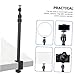 POPETPOP Adjustable Desk Camera Mount Stand Telescopic Clamp for Light Multi-Purpose Tabletop Mount for Phones Cameras Height Range