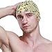 susiyo Floral Seamless Flower Branch Mens Swim Caps Polyester Swimming Hat for Adult and Youth