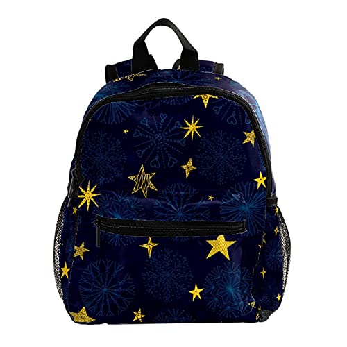 Sac à dos pour garçons et filles flocons de neige 30,5 cm, idéal pour la maternelle et l'école