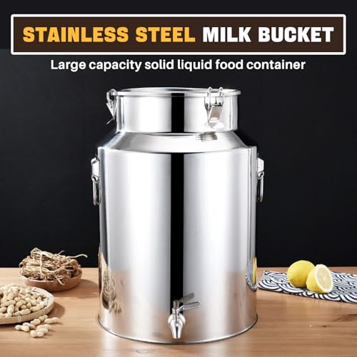 Pichet à lait robuste 35 L en inox pour la fermentation du vin - 2