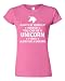 Junior Always Be Yourself Unless You Can Be A Unicorn T-Shirt Tee (Medium, Pink)
