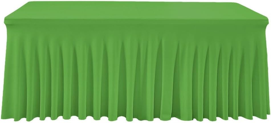 Nappe extensible pour mariages et réceptions d'hôtel 8ft verte