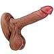 ChicLSQ 2 Größen(S,M) Realistischer Dildo mit Starkem Saugnapf, Weichen Silikon Dildos Echten Venen und Prallen Hoden Sex spielzeug für Frauen Männer Penis Schwanz Nachbildung Gefühls Echt(M)