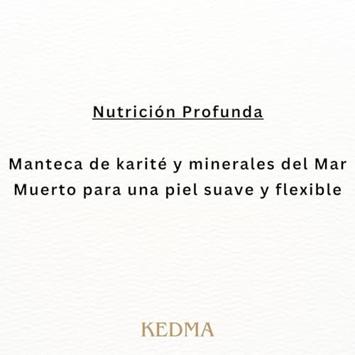 Kedma - Body Butter Gold - Nourishing Body Butter With Shea Butter And Dead Sea Minerals - For Dry And Rough Skin - 200G - 2