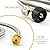 6 Feet Propane Hose Adapter with Gauge Stainless Steel Braided Propane Tank Hose, 1lb to 20lb - Compatibility for Mr Buddy Heater, Weber Q Grill, Coleman Camping Stove & More Propane Appliances