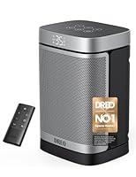 Dreo Electric Space Heater, 70 Oscillating Portable Heaters for Home, 1500W PTC Ceramic Heater with Thermostat, Remote Control, 3-Mode 3-Speed, 1-12H Timer, Overheat & Tip-Over Protection, ECO-Mode
