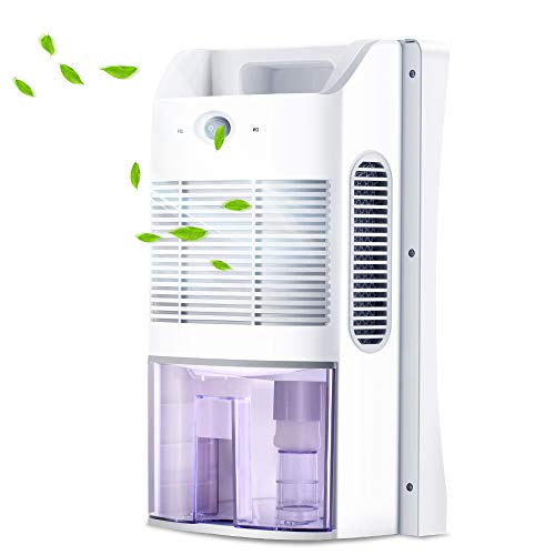 MADETEC Small Dehumidifier with 2000ml Water Tank, 300 Sq Ft Ultra Quiet Portable