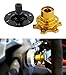 Leadrise Universal Aluminum car Quick Release Steering Wheel Quick Release Hub Adapter Snap Off Boss Kit Race/Rally/Motorsport (Gold)
