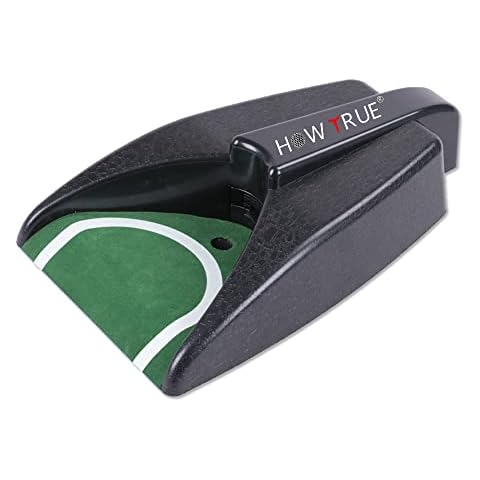 HOW TRUE Golf Putting Cup Golf Ball Return Putting Machine for Indoor Outdoor Golf Practice Including 3 Training Balls Cover