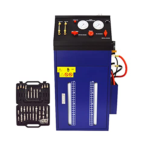 INTBUYING Automatic Transmission Fluid Exchanger Transmission Fluid Oil Exchanger Flush Gearbox Cleaner Circulating Gearbox Equal Volume Exchange Replace Oil Cleaning Machine 12V Blue