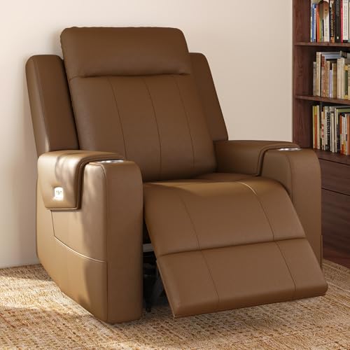 FLEXISPOT Truffle Top Grain Leather Power...