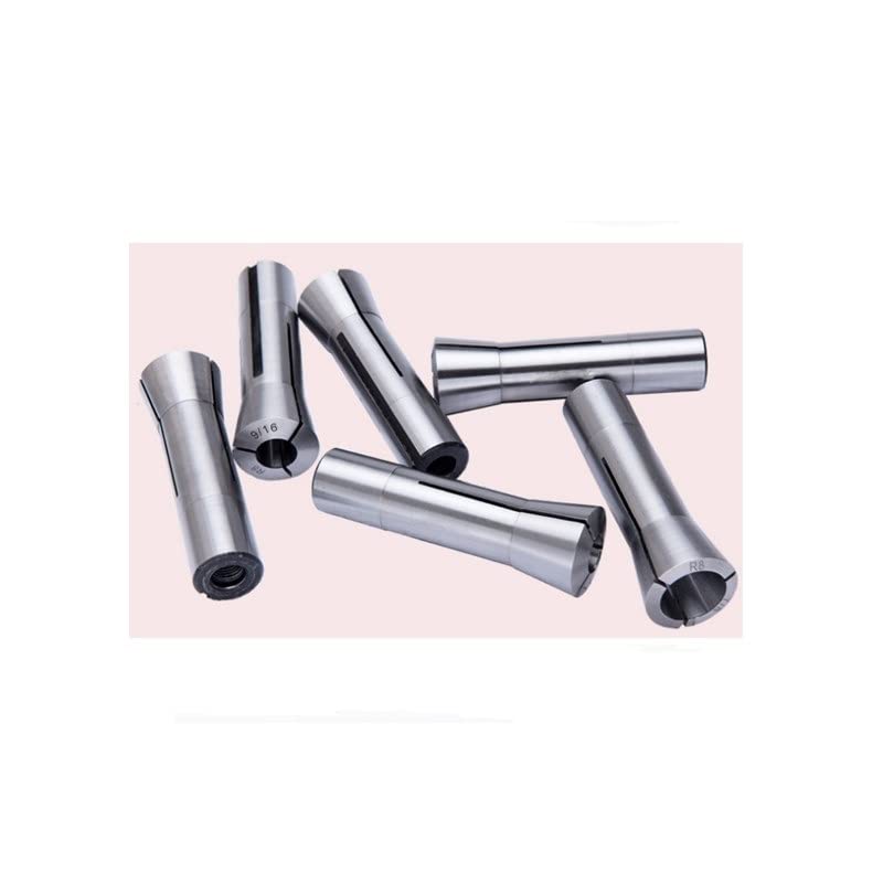 (2 uds Pinza R8 Alta precisión 0.013mm fresadora Pinza Alta elástica Pinza (Color : 7mm)