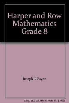 Hardcover Harper and Row Mathematics Grade 8 Book