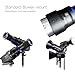Optical Snoot for Bowens Mount Photography, Spotlight GOBO Projector Attachment Spotlight, Compatible with Aputure Amaran 60D/XS/100X/D200D/X, Godox SL60 etc, 5 Color Filter and 31 Gobos