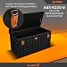 Alubox STRONG - BLACK EDITION ABX-R250 Aluminium Transportkiste aus 3mm Riffelblech 250 Liter in schwarz