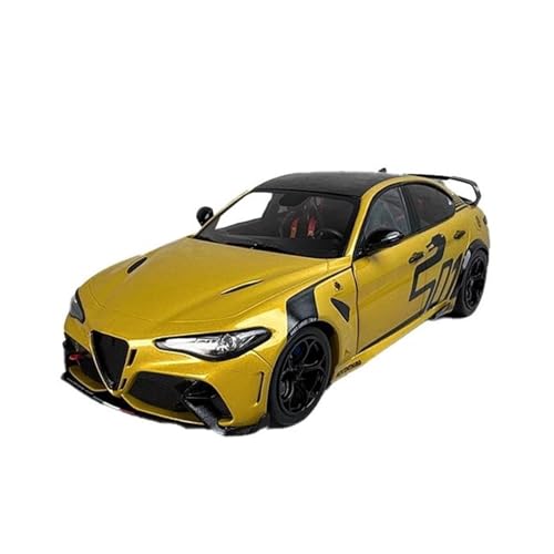 Modèle réduit Alfa Romeo Giulia GTA 1/18 en alliage pour collectionneurs de voitures miniatures