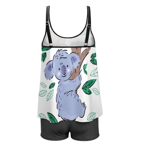 Bikini avec short de garcon et tankini couvrant pour silhouette sublimée