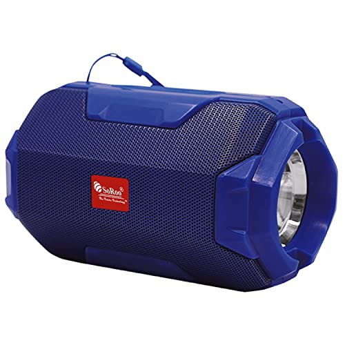 Bhawani Collection Wireless Flashlight Bluetooth Speaker with Data Cable Powerful Bass with Torch 10 W Bluetooth Home Audio Speaker (Blue, 5.1 Channel)
