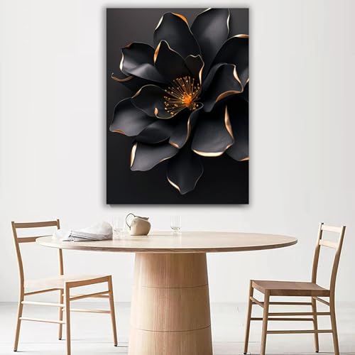Impressions de fleurs d’art avec cadre de 40x60cm pour une décoration haut de gamme - 4