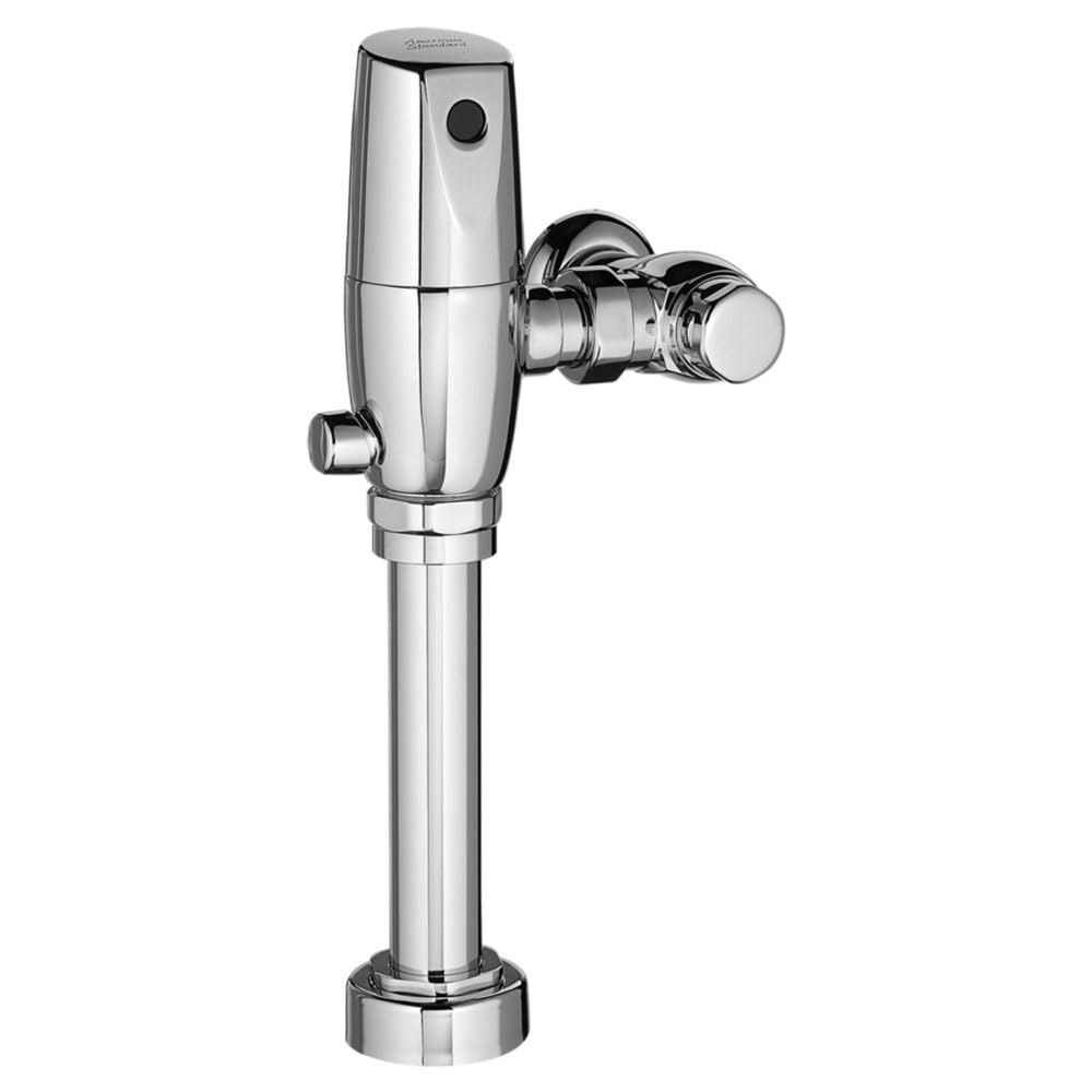 American Standard 6065121.002 Ultima Selectronic Touchless Toilet Flush Valve, Piston-Type, Battery, 1.28 GPF, Polished Chrome