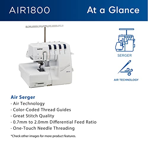 Brother AIR1800 Air Serger With Jet Air Threading thumb #1