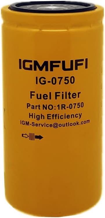 IGMFUFI 1R-0750 Fuel Filter for Chevy/GMC Duramax 2001-2016 LB7/LML/LMM,1R0750,P551313,BF7633,FF5320,33528 (Pack of 1)