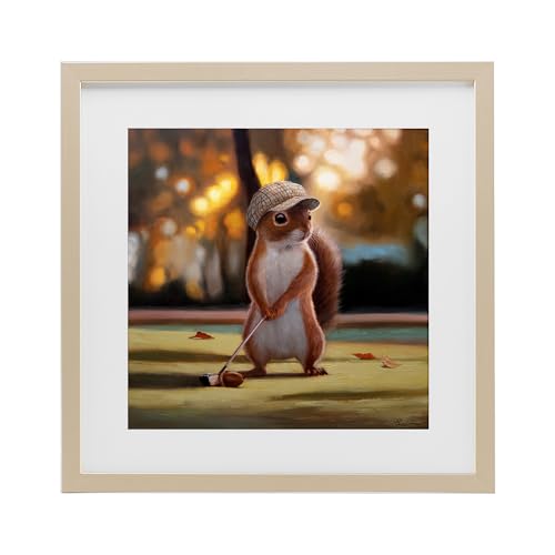 Affiche encadrée Lucia Heffernan Stupell Industries marron 33x33cm